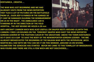 War photographs, 1991–1992, with the author’s captions — image 76