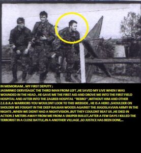 War photographs, 1991–1992, with the author’s captions — image 98