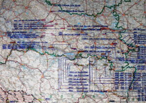 Maps, annotated images and statements, 2011–2012 — image 34